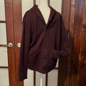 Preloved men’s large old navy sweater.  Buttons up.